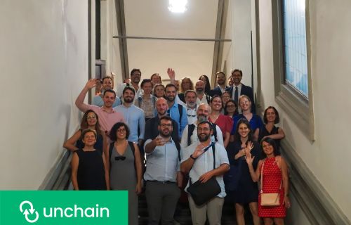 the unchain consortium waving inn florence, italy